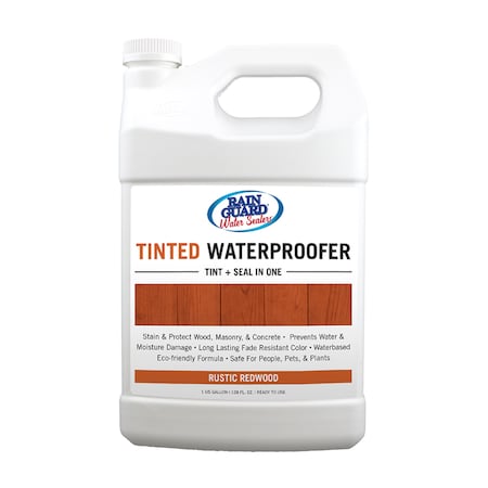 Rainguard Brands 1 Gal. Tinted Waterproofer Matte, Rustic Redwood TPC-0115